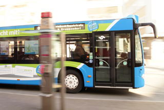 Busfahren in Münster (Foto: Benedikt Niederschmid)