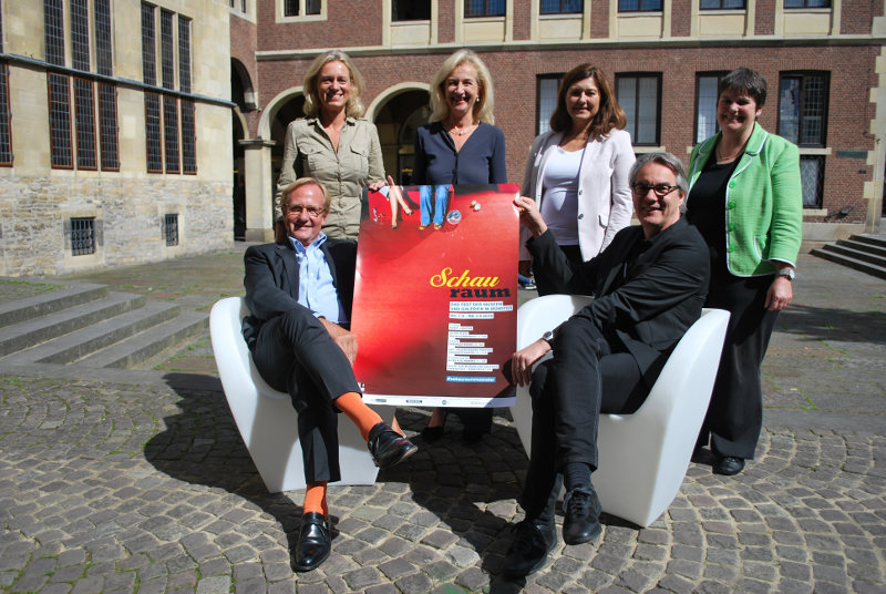 Das Team des diesjährigen Schauraum (Foto: Stadt Münster)