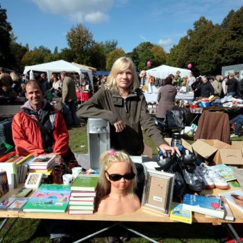 Flohmarkt auf der Promenade (Foto: Stadt Münster)