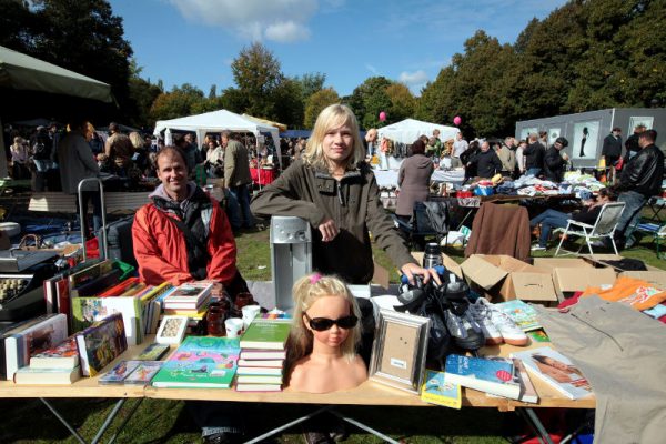 Flohmarkt auf der Promenade (Foto: Stadt Münster)