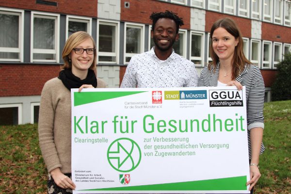 Das Team der Clearing-Stelle "Klar für gesundheit Münster (Foto: Stadt Münster)