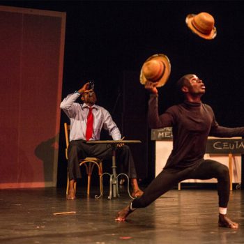 Tanztheater mit dem Tete Adehyemma Dance Theatre (Ghana)